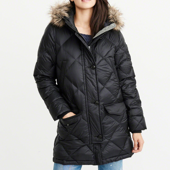 down filled parka abercrombie